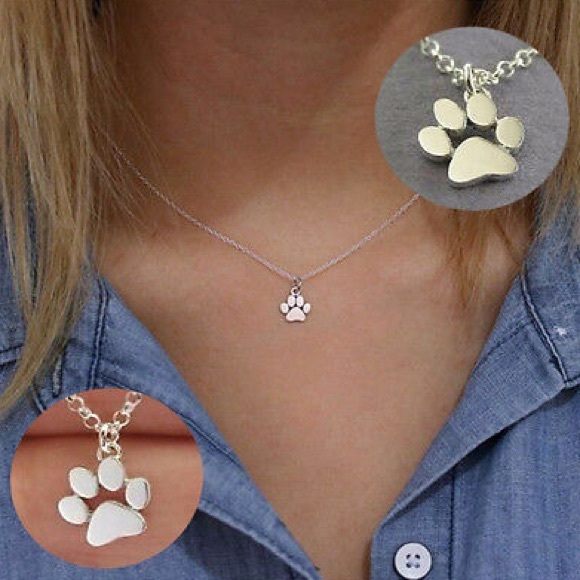 Dainty Animal Paw 🐾 Print Necklaces - Picture 2 of 5